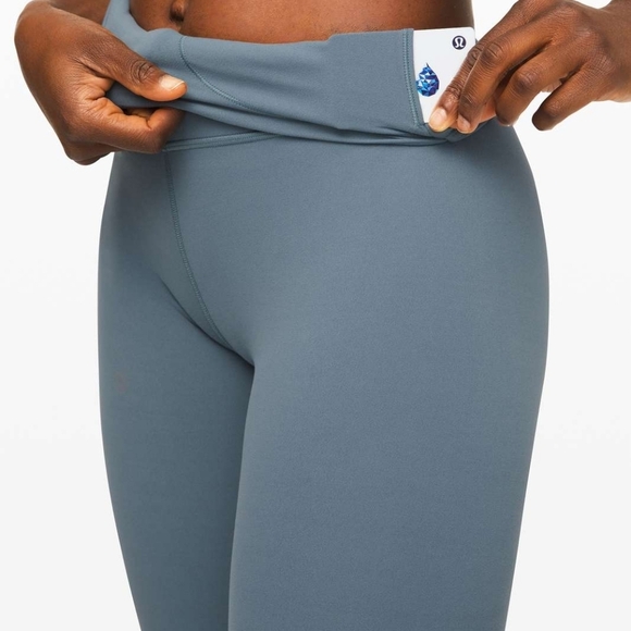 Lululemon Align Pant 28" *Wrap WaistBlue Charcoal size 4 in VGUC - Picture 4 of 12